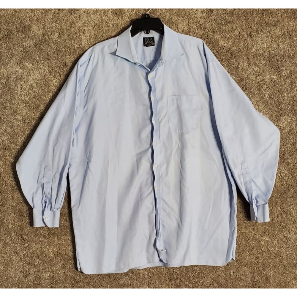 Jos A Bank Men's Wrinkle Free Long Sleeve Button Down Size 18.5-35